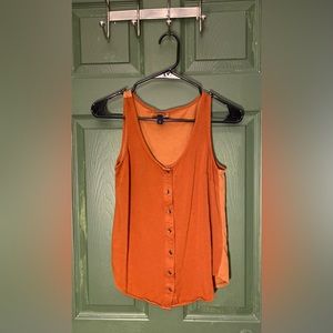 Orange summer tank top